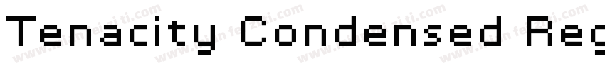 Tenacity Condensed Regular字体转换